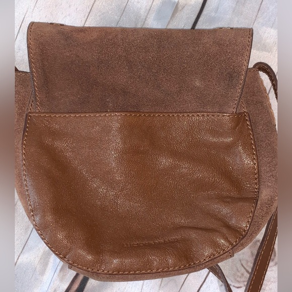 Lucky Brand Mini Saddlebag 100% Leather - Picture 8 of 16